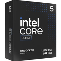 Intel Core Ultra 5 processor 250K Plus, 18 Cores, 18 Threads, 3.3GHz up to 5.3GHz, LGA 1851 Socket ,30MB Cache, 125W, Maximum Turbo Power 159W, Intel Graphics, No Cooler Intel Core Ultra 5 processor 250K Plus, 18 Cores, 18 Threads, 3.3GHz up to 5.3GHz, LGA 1851 Socket ,30MB Cache, 125W, Maximum Turbo Power 159W, Intel Graphics, No Cooler