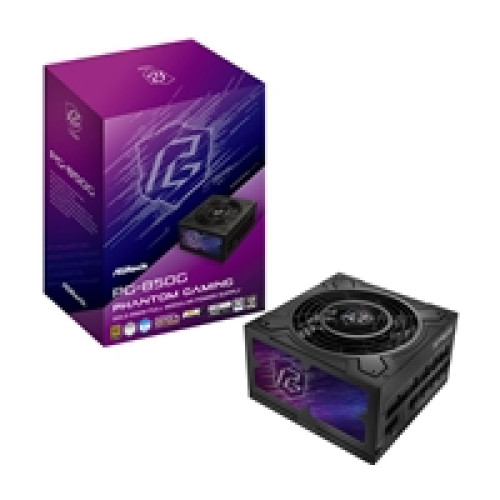 ASRock Phantom Gaming PG-850G 850W ATX Power Supply Unit, 80 Plus Gold Certified, 135mm Fluid Dynamic Bearing Fan, High Efficiency PSU ASRock Phantom Gaming PG-850G 850W ATX Power Supply Unit, 80 Plus Gold Certified, 135mm Fluid Dynamic Bearing Fan, High Efficiency PSU