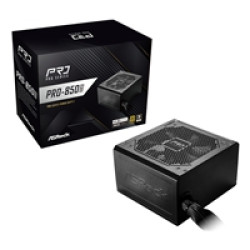 ASRock PRO-850G 850W ATX Power Supply Unit, 80 Plus Gold Certified, 120mm Silent Cooling Fan, High Efficiency PSU ASRock PRO-850G 850W ATX Power Supply Unit, 80 Plus Gold Certified, 120mm Silent Cooling Fan, High Efficiency PSU