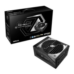 ASRock TC-1650T, 1600W ATX Power Supply Unit, 80 PLUS TITANIUM Certified. 135mm Striped Axial FDB Fan, High Efficiency PSU ASRock TC-1650T, 1600W ATX Power Supply Unit, 80 PLUS TITANIUM Certified. 135mm Striped Axial FDB Fan, High Efficiency PSU