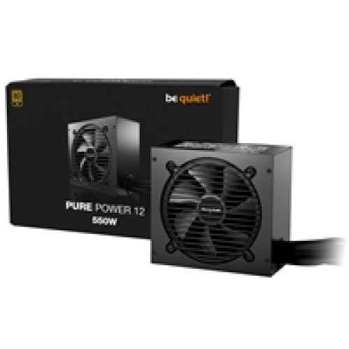 be quiet! 550W PURE POWER 12, 80 PLUS Gold, ATX 3.1 compliant and PCIe 5.1 compatible,10-year manufacturer's warranty be quiet! 550W PURE POWER 12, 80 PLUS Gold, ATX 3.1 compliant and PCIe 5.1 compatible,10-year manufacturer's warranty