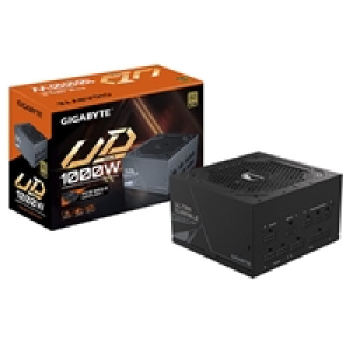 GIGABYTE UD1000GM PG5 1000W PSU, 120mm Smart Hydraulic Bearing Fan, 80 PLUS Gold, Fully Modular, UK Plug, High-Quality Japanese Capacitors, Support for PCIe Gen 5.0 Graphics Cards with High Quality Native 16-pin Cable GIGABYTE UD1000GM PG5 1000W PSU, 120mm Smart Hydraulic Bearing Fan, 80 PLUS Gold, Fully Modular, UK Plug, High-Quality Japanese Capacitors, Support for PCIe Gen 5.0 Graphics Cards with High Quality Native 16-pin Cable