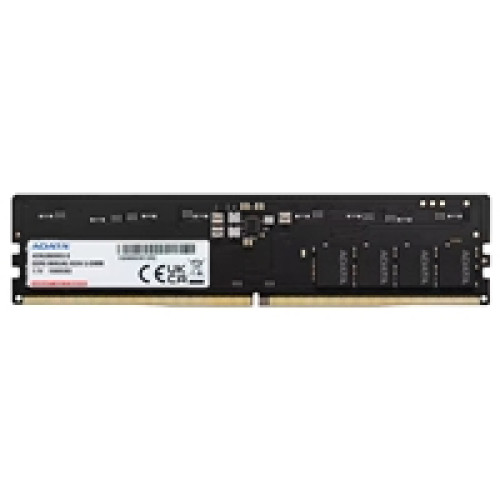 Adata (AD5U56008G-B) 8GB (1x 8GB) DDR5 5600 U-DIMM Memory, 5600MHz, CL46, 1.1V, Limited Lifetime Warranty - Bulk Adata (AD5U56008G-B) 8GB (1x 8GB) DDR5 5600 U-DIMM Memory, 5600MHz, CL46, 1.1V, Limited Lifetime Warranty - Bulk