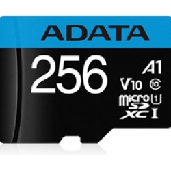 Adata Premier microSDXC/SDHC 256GB SD5.1 UHS-I Memory Card Adata Premier microSDXC/SDHC 256GB SD5.1 UHS-I Memory Card