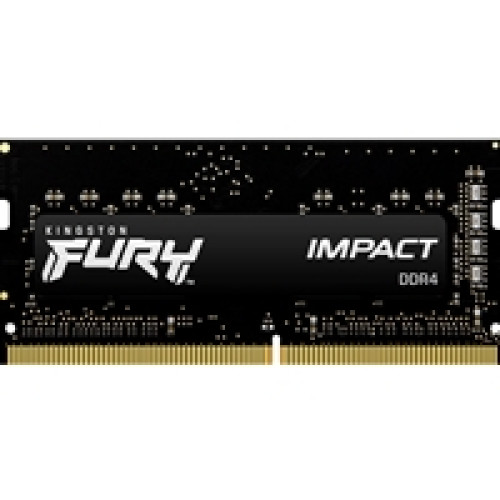 Kingston FURY Impact KF432S20IB/32 32GB (1x 32GB) SODIMM System Memory, 3200MHz, DDR4, CL20, Intel XMP Kingston FURY Impact KF432S20IB/32 32GB (1x 32GB) SODIMM System Memory, 3200MHz, DDR4, CL20, Intel XMP