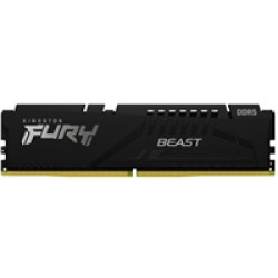 Kingston FURY Beast KF552C40BBK2-64 64GB (2x 32GB) DIMM System Memory, 5200MHz, DDR5, CL40, Black, Intel XMP Kingston FURY Beast KF552C40BBK2-64 64GB (2x 32GB) DIMM System Memory, 5200MHz, DDR5, CL40, Black, Intel XMP