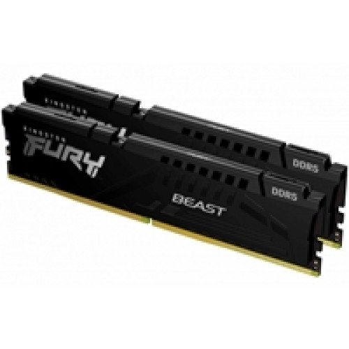 Kingston FURY Beast KF560C30BBEK2-32 32GB (2x 16GB) DIMM System Memory,6000MHz, DDR5, CL30, Black