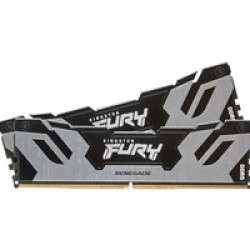 Kingston FURY Renegade KF560C32RSK2-96 96GB (2x 48GB) DIMM System Memory, 6000MHz, DDR5, CL32, Silver, Intel XMP Kingston FURY Renegade KF560C32RSK2-96 96GB (2x 48GB) DIMM System Memory, 6000MHz, DDR5, CL32, Silver, Intel XMP