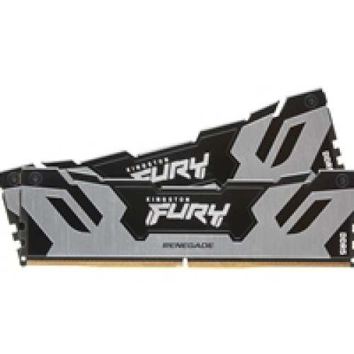 Kingston FURY Renegade KF560C32RSK2-96 96GB (2x 48GB) DIMM System Memory, 6000MHz, DDR5, CL32, Silver, Intel XMP Kingston FURY Renegade KF560C32RSK2-96 96GB (2x 48GB) DIMM System Memory, 6000MHz, DDR5, CL32, Silver, Intel XMP