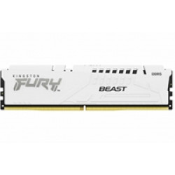 Kingston FURY Beast KF560C36BWE2-16 16GB (1x 16GB) DIMM System Memory, 6000MHz, DDR5, CL36, White, Intel XMP, AMD EXPO Kingston FURY Beast KF560C36BWE2-16 16GB (1x 16GB) DIMM System Memory, 6000MHz, DDR5, CL36, White, Intel XMP, AMD EXPO