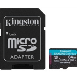 Kingston Canvas Go! Plus SDCG4/256GB 256GB Micro SD Card, UHS-1 (U3) Kingston Canvas Go! Plus SDCG4/256GB 256GB Micro SD Card, UHS-1 (U3)