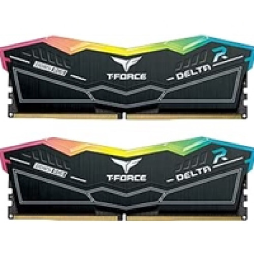 Team T-Force Delta RGB FF3D532G7600HC36DDC01 32GB DDR5 7600MHz System Memory, 2 x 16GB, Black, 36-46-46-84 1.40V Team T-Force Delta RGB FF3D532G7600HC36DDC01 32GB DDR5 7600MHz System Memory, 2 x 16GB, Black, 36-46-46-84 1.40V