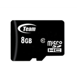 Team 8GB Micro SDHC Class 10 Flash Card with Adapter Team 8GB Micro SDHC Class 10 Flash Card with Adapter