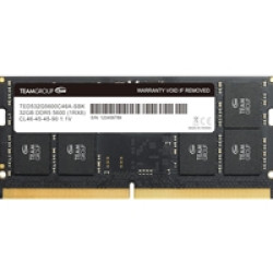 Team Elite TED532G5600C46A-S01 32GB (1x 32GB) SODIMM System Memory, 5600MHz, DDR5, CL46 Team Elite TED532G5600C46A-S01 32GB (1x 32GB) SODIMM System Memory, 5600MHz, DDR5, CL46