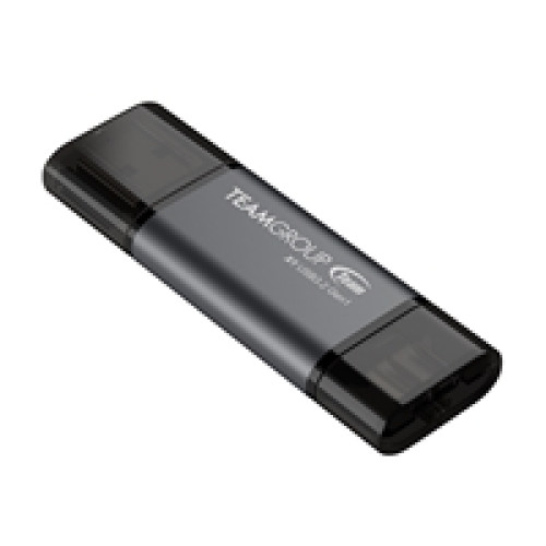 Team TX1364GC01 2 in 1 Dual OTG 64GB Flash Drive, X1 USB 3.2 Gen1, Type C & A, Plug and Play Team TX1364GC01 2 in 1 Dual OTG 64GB Flash Drive, X1 USB 3.2 Gen1, Type C & A, Plug and Play