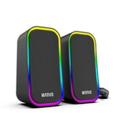 Marvo Scorpion SG-285 Havoc 20 USB Powered Stereo RGB 6W Gaming Speakers (Black) Marvo Scorpion SG-285 Havoc 20 USB Powered Stereo RGB 6W Gaming Speakers (Black)