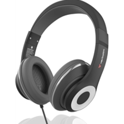 Verbatim TruSound USB-C Over-Ear Headset With In-Line Microphone, Black Verbatim TruSound USB-C Over-Ear Headset With In-Line Microphone, Black