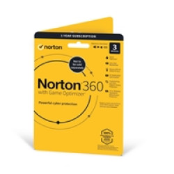 Norton 360 with Game Optimizer, Antivirus for 3 Devices, 1-year subscription Includes VPN, Dark Web Monitoring, Password Manager, 50GB of Cloud Storage, PC/Mac/iOS/Android, Activation Code by email - ESD Norton 360 with Game Optimizer, Antivirus for 3 Devices, 1-year subscription Includes VPN, Dark Web Monitoring, Password Manager, 50GB of Cloud Storage, PC/Mac/iOS/Android, Activation Code by email - ESD