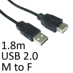 usb-2-0-a-m-to-usb-2-0-a-f-1-8m-black-oem-extension-data-cable