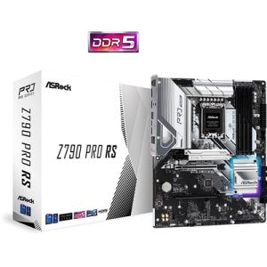 asrock-z790-pro-rs-intel-1700-socket-motherboard-atx-4x-ddr5-slots-4x-m-2-sockets-fitted-i-o-shield-2-5gbe-lan-1x-displayport-1x-hdmi-port