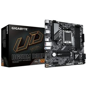 gigabyte-b650m-d3hp-ultra-durable-amd-am5-socket-motherboard-micro-atx-4x-ddr5-slots-2x-m-2-sockets-2-5gbe-lan-2x-displayports-1x-hdmi-port