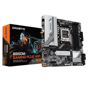 gigabyte-b650m-gaming-plus-wifi-rev-1-2-amd-am5-socket-motherboard-micro-atx-4x-ddr5-slots-2x-m-2-socket-fitted-i-o-shield-2-5gbe-lan-wi-fi-6-2x-displayport-1x-hdmi-port
