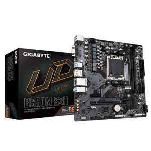 gigabyte-b650m-s2h-ultra-durable-amd-am5-socket-motherboard-micro-atx-2x-ddr5-slots-1x-m-2-socket-gbe-lan-1x-d-sub-1x-displayport-1x-hdmi-port