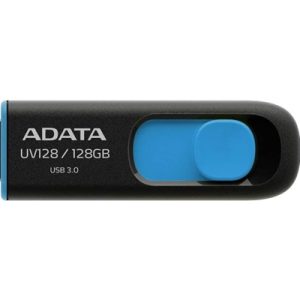 adata-uv128-128gb-usb-3-2-gen-1-flash-drive-capless-design-black-blue