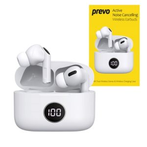 prevo-m10-active-noise-cancelling-tws-earbuds-bluetooth-5-3-automatic-pairing-touch-control-feature-with-digital-led-display-wireless-charging-case-android-ios-and-windows-compatible-white